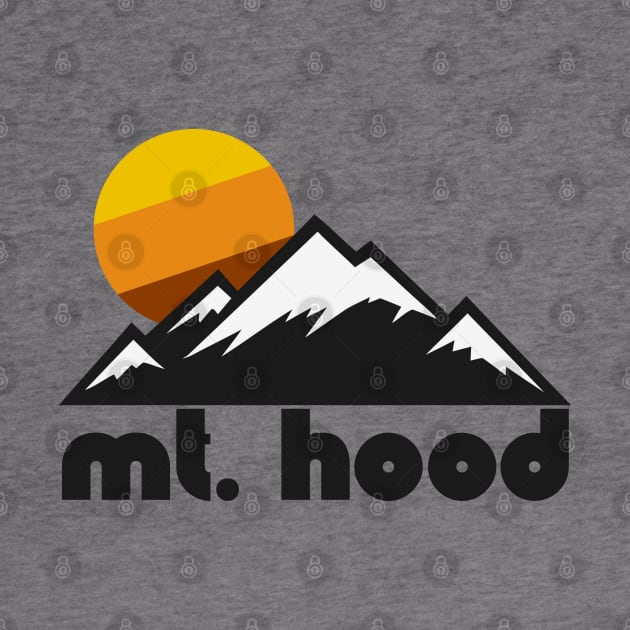 Retro Mt Hood ))(( Tourist Souvenir Travel Oregon Design by darklordpug